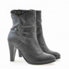 Botas de mujer 1112 negro combinado