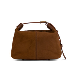 Bolso de mano para dama 037-1g ante marrón