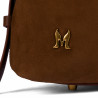 Bolso de mano para dama 037-1g ante marrón