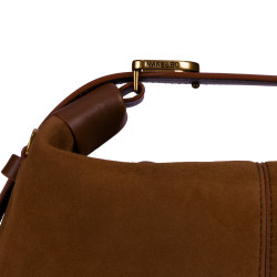 Bolso de mano para dama 037-1g ante marrón