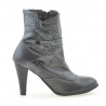 Botas de mujer 1112 gris combinado