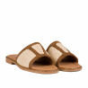 Sandalias mujer 5128 beige combinado
