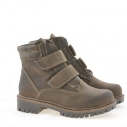 Botas niños 202 tuxon café