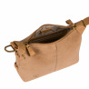 Bolso de mano de mujer 037-1g gamuza nude