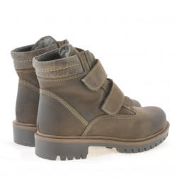 Botas niños 202 tuxon café