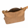 Bolso de mano para mujer 037g de gamuza nude