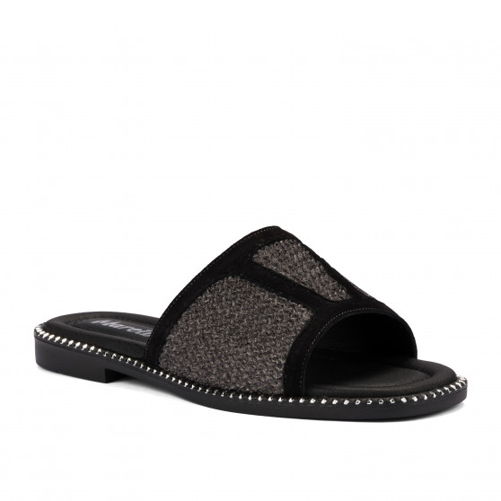 Sandalias mujer 5128 negro combinado