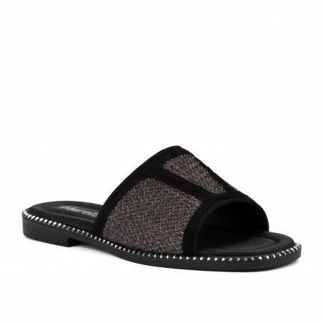 Sandalias mujer 5128 negro combinado