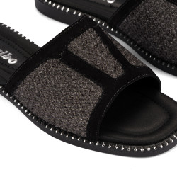 Sandalias mujer 5128 negro combinado
