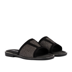 Sandalias mujer 5128 negro combinado