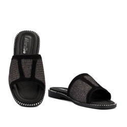 Sandalias mujer 5128 negro combinado