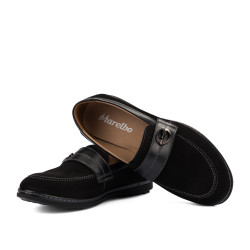 Mocasines de mujer 6100 bufo negro combinado