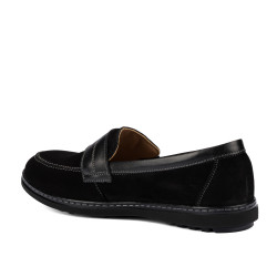 Mocasines de mujer 6100 bufo negro combinado