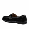 Mocasines de mujer 6100 bufo negro combinado