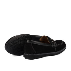 Mocasines de mujer 6100 bufo negro combinado