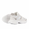 Zapatillas deportivas de mujer 6102 blanco combinado