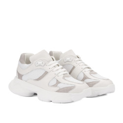 Zapatillas deportivas de mujer 6102 blanco combinado