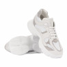 Zapatillas deportivas de mujer 6102 blanco combinado