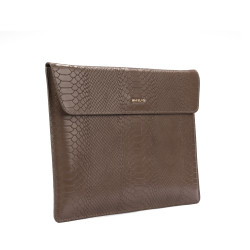 Funda de portátil 309g croco taupe