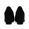 Zapatos elegantes de mujer 1361 negro velur