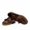 Mocasines de mujer 6096 biz castaño
