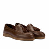 Mocasines de mujer 6096 biz castaño