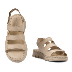 Sandalias mujer 5121 crema