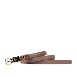 Cinturón mujer 45cm bicolor biz marrón+nude