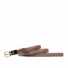 Cinturón mujer 45cm bicolor biz marrón+nude