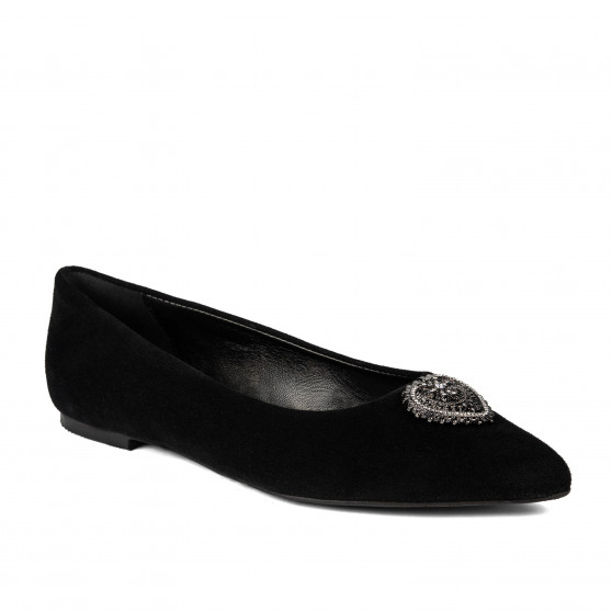 Bailarinas mujer 1362 negro terciopelo
