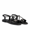 Sandalias de mujer 5127 negro combinado