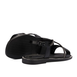 Sandalias de mujer 5127 negro combinado