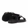 Sandalias de mujer 5127 negro combinado