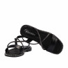 Sandalias de mujer 5127 negro combinado