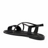 Sandalias de mujer 5127 negro combinado