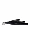 Cinturón de mujer 45-1mc bicolor negro+croco negro