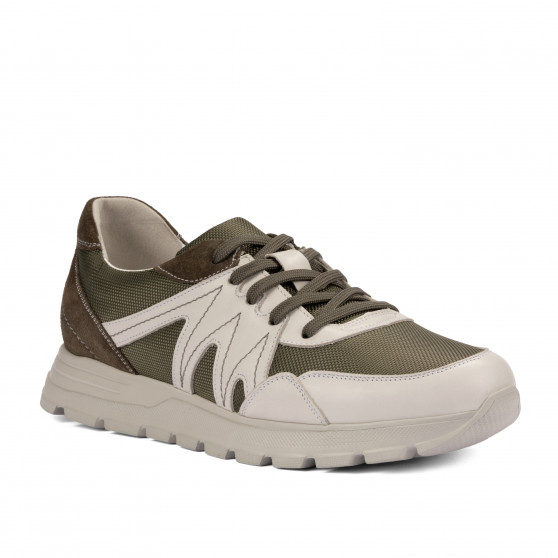 Zapatos casuales/deportivos para hombre 997 caqui combinado
