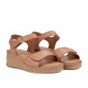 Sandalias de mujer 5122 rosa empolvado