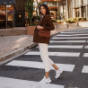 Bolso de mujer de hombro 040g biz coñac lifestyle