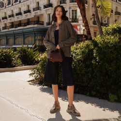 Bolso de mano de mujer 037-1g burdeos lifestyle