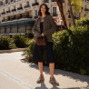 Bolso de mano de mujer 037-1g burdeos lifestyle