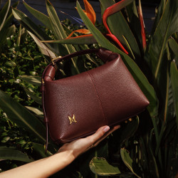 Bolso de mano de mujer 037-1g burdeos lifestyle