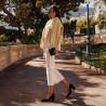 Zapatos elegantes de mujer 1361 negro velur lifestyle