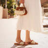 Sandalias mujer 5128 beige combinado lifestyle