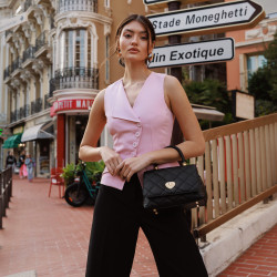 Bolso de hombro de mujer 049g biz negro lifestyle
