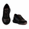 Zapatillas deportivas mujer 6101 biz negro combinado