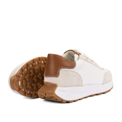 Zapatillas deportivas de mujer 6101 biz blanco combinado