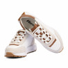 Zapatillas deportivas de mujer 6101 biz blanco combinado