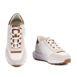 Zapatillas deportivas de mujer 6101 biz blanco combinado