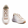 Zapatillas deportivas de mujer 6101 biz blanco combinado